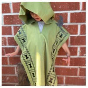 Toddler Bruno Poncho with Velcro Rats